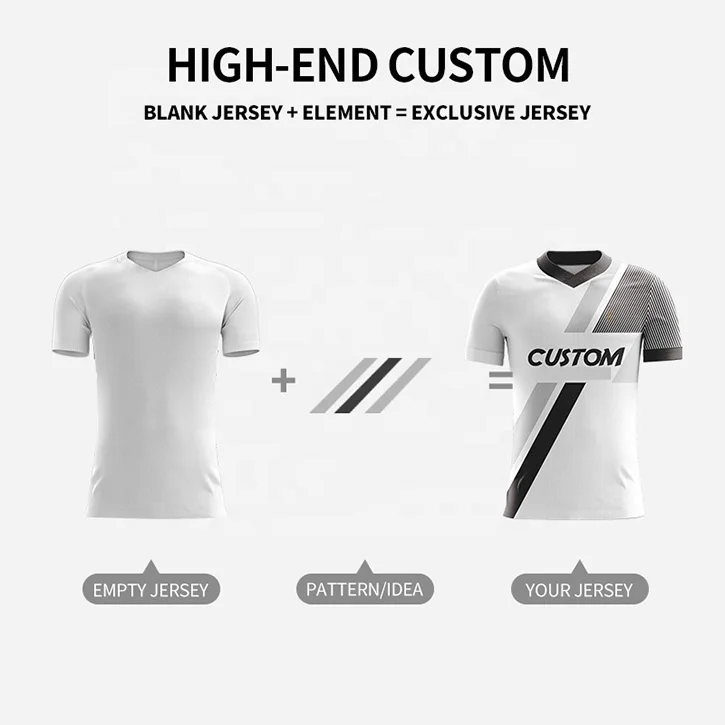 Wholesale Custom Thailand Quality Jersey Football Shirt Sublimation Polyester Cheap Soccer Uniform Set Men Soccer Wear With Logo