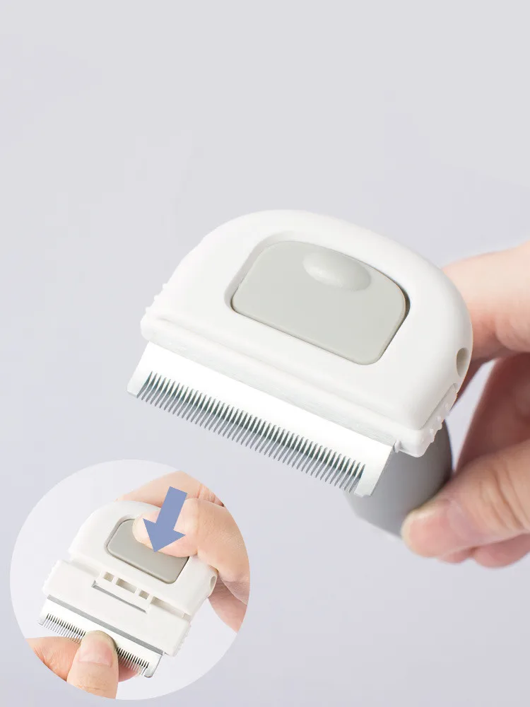 2021 New Design Patented Plastic Stainless Pet Grooming Slicker Brush
