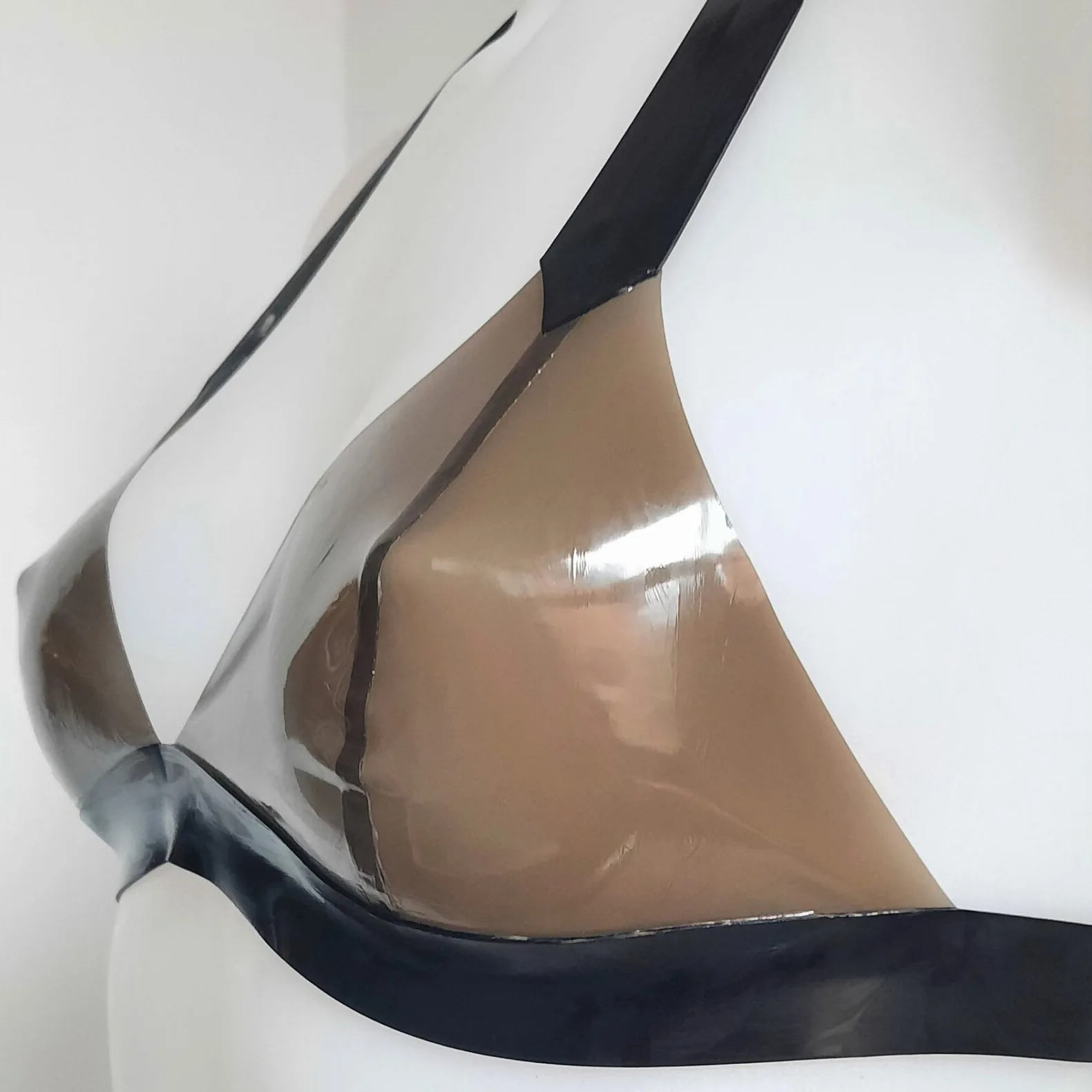 Sexy  Full Body Latex Vacuum Bag Bdsm Bondage Fetish Rubber Sleeping Sack with Back Zip