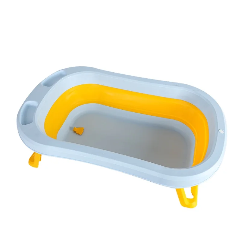 Yohi 2021 New 0-3 Years Old Baby Inflatable Bathtubs Folding Goods For The Newborn Safety Security Baby Bath Tub Plastic