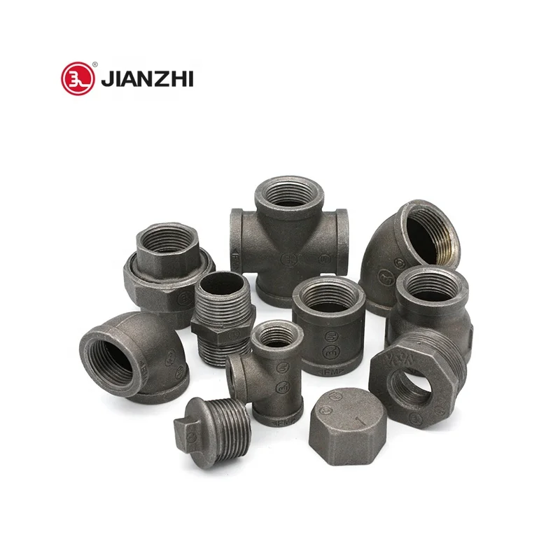 Jianzhi threaded pipe fittings plumbing materials malleable iron china pipes and fittings