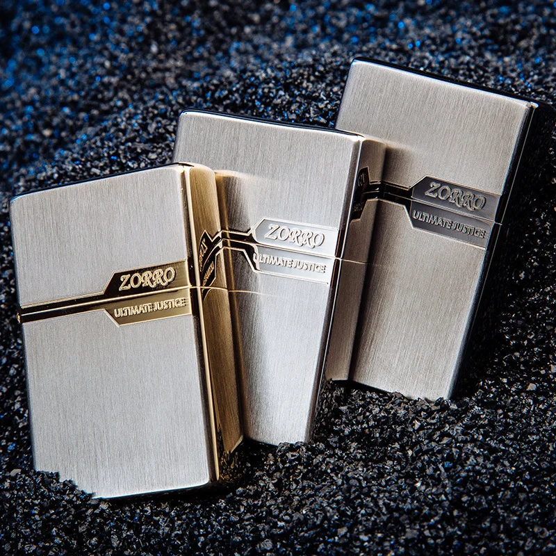 ZORRO Original copper plate lighter cigarette lighter Refillable Kerosene lighter custom logo