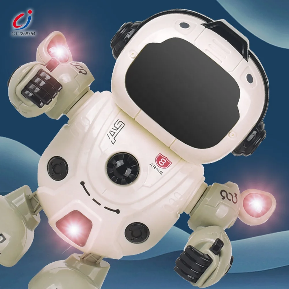 Chengji Low Price Kids Battery Operated Electric Dancing Robot Toy with Light and Music for Children