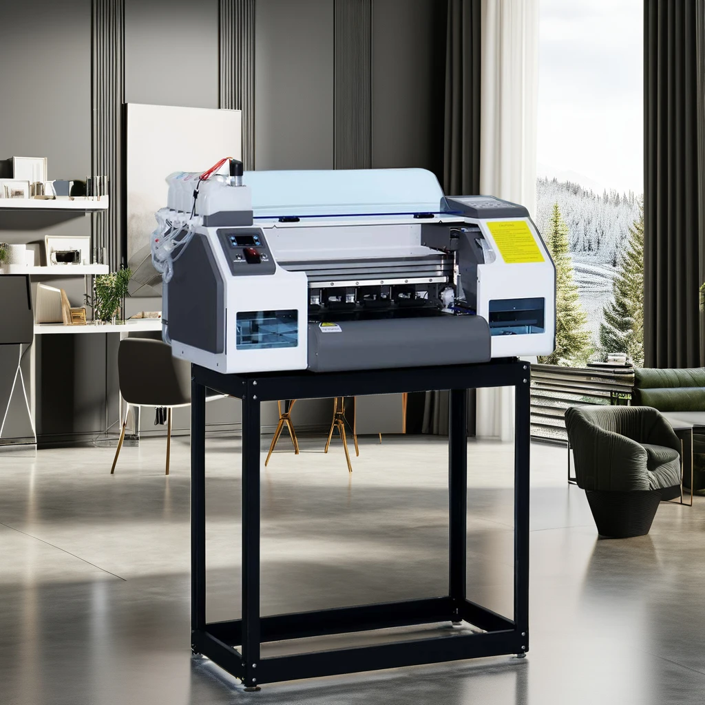 Xp600 Dual Head Dtf Printer Roll To Roll Sublimation Heat Press Machine A3 Label Stickers Mini Pocket Printer