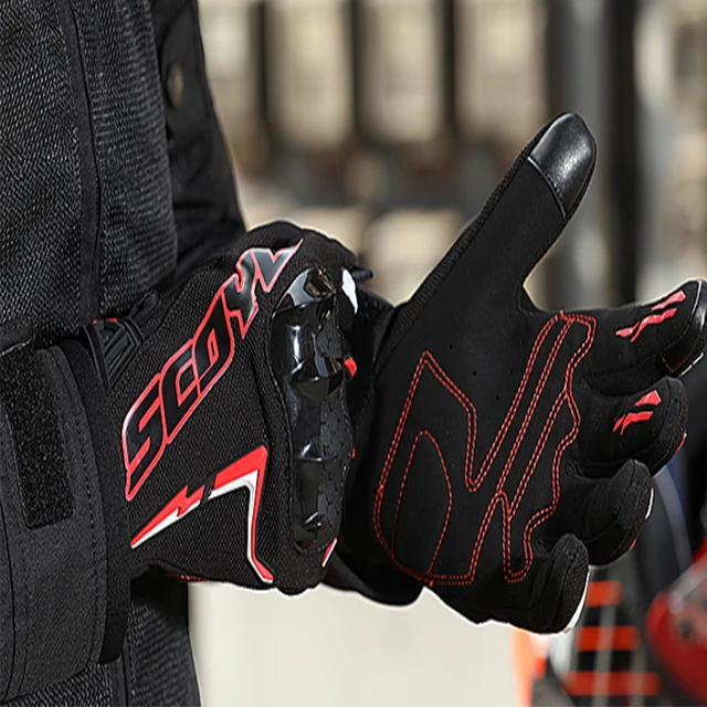 SCOYCO Motorcycle Riding Snow Keep Warm Windproof Men Women Winter Ski Gloves