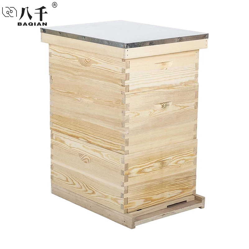 Beekeeping Equipment Unassembled Beehive Wood Box Bees Bee Hives