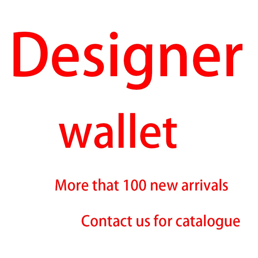 Новое поступление 2022, высококачественный роскошный кожаный кошелек, оптовая продажа, дизайнерский кошелек для женщин от известных брендов