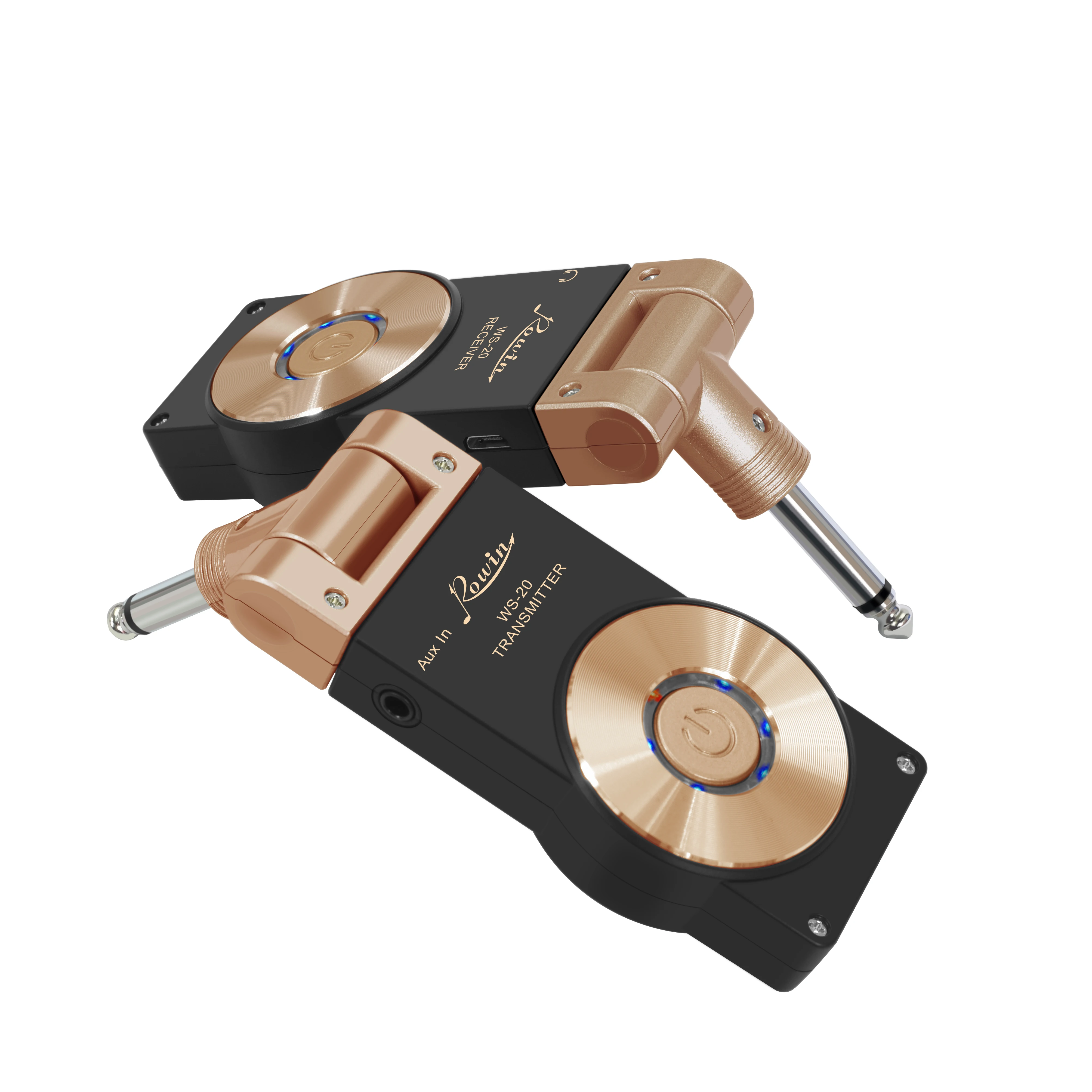 Hot selling ROWIN WS-20 Wireless Guitar System guitar Wireless transmitter and receiver