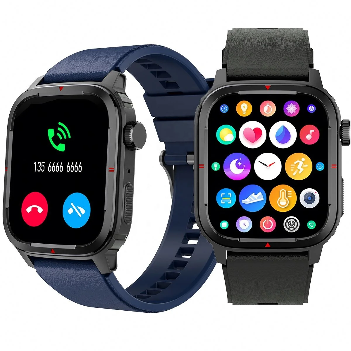 2022 Make/Answer Call Smart Watch Q25 Ce Rohs 1.7 Inch Camera Control Real Time Temperature Sport Waterproof Smartwatch