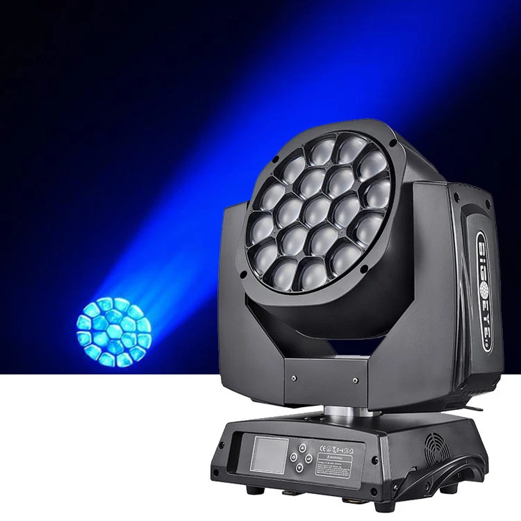 DJ lighting equipments B eye 19*15w K10 RGBW led moving head light led stage light for disco