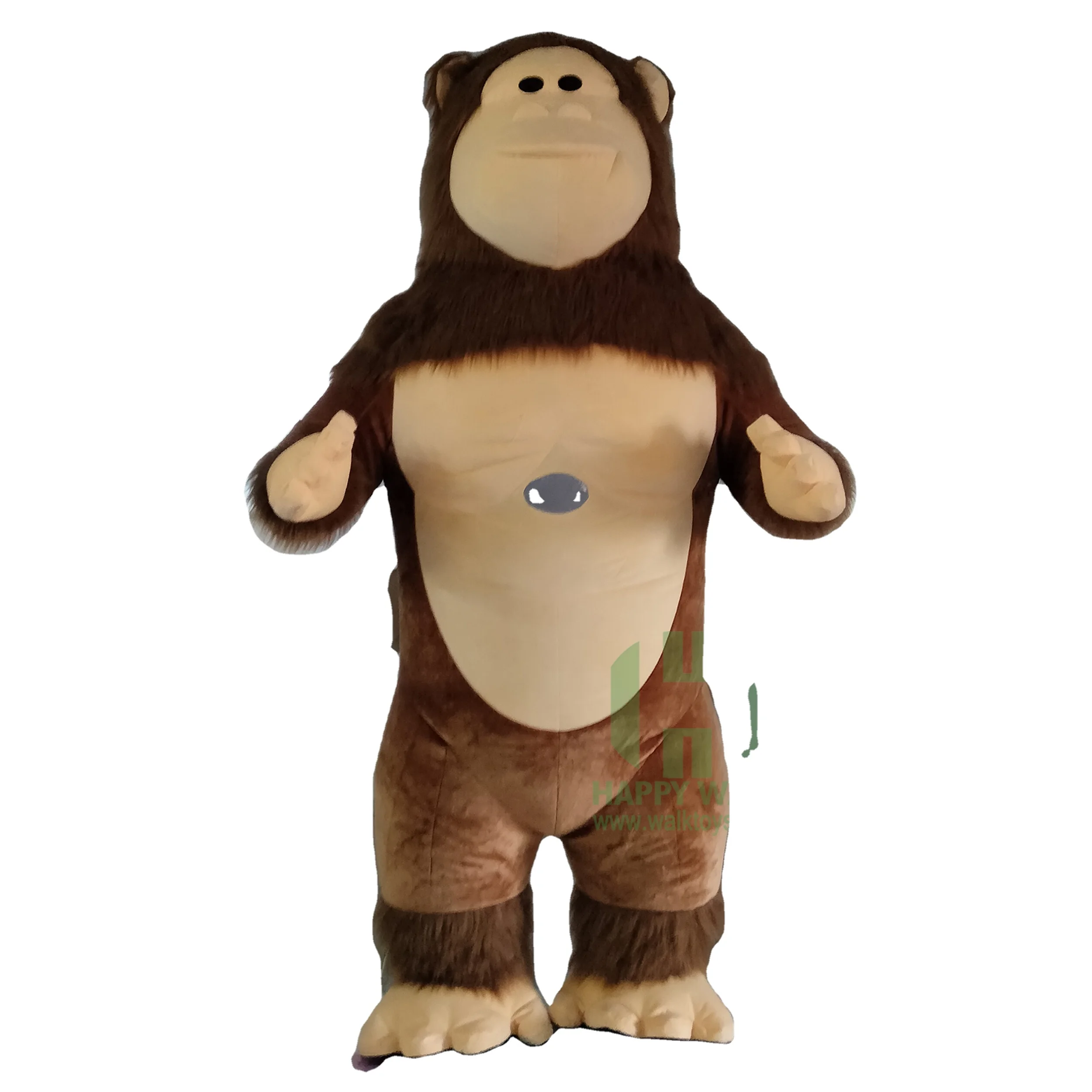 3m Air Inflatable Cosplay Custom mascot giant inflatable gorilla costume for sale