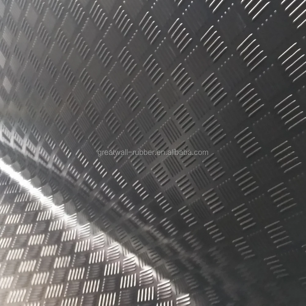 Противоскользящие резиновые напольные коврики в шахмате, 5 баров, защита гаража, резиновое покрытие