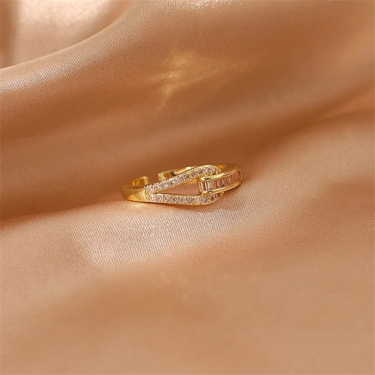 Korean version of the simple index finger ring fashion personality open ring temperament female ring