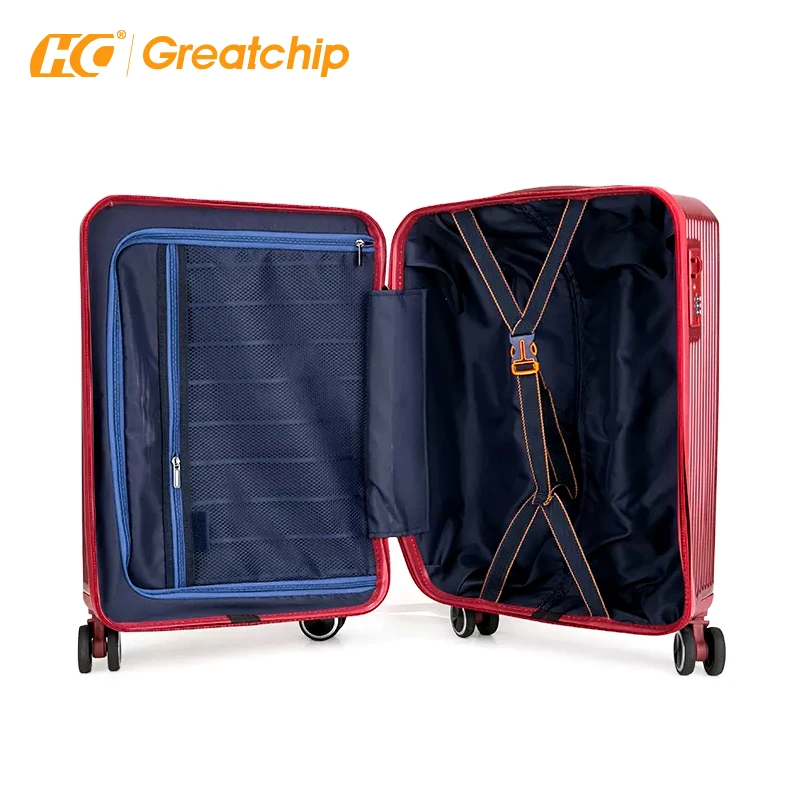 Best quality abs trolly bags hand hard carry on travel tag custom suitcases sets luggage case