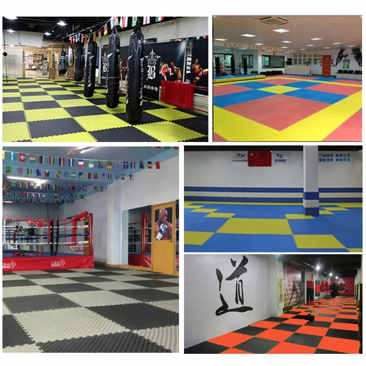 Aji tatami mma mats 4cm grappling judo boxing floor aikido kabaddi jiu jitsu wrestling mats Martial arts puzzle mats