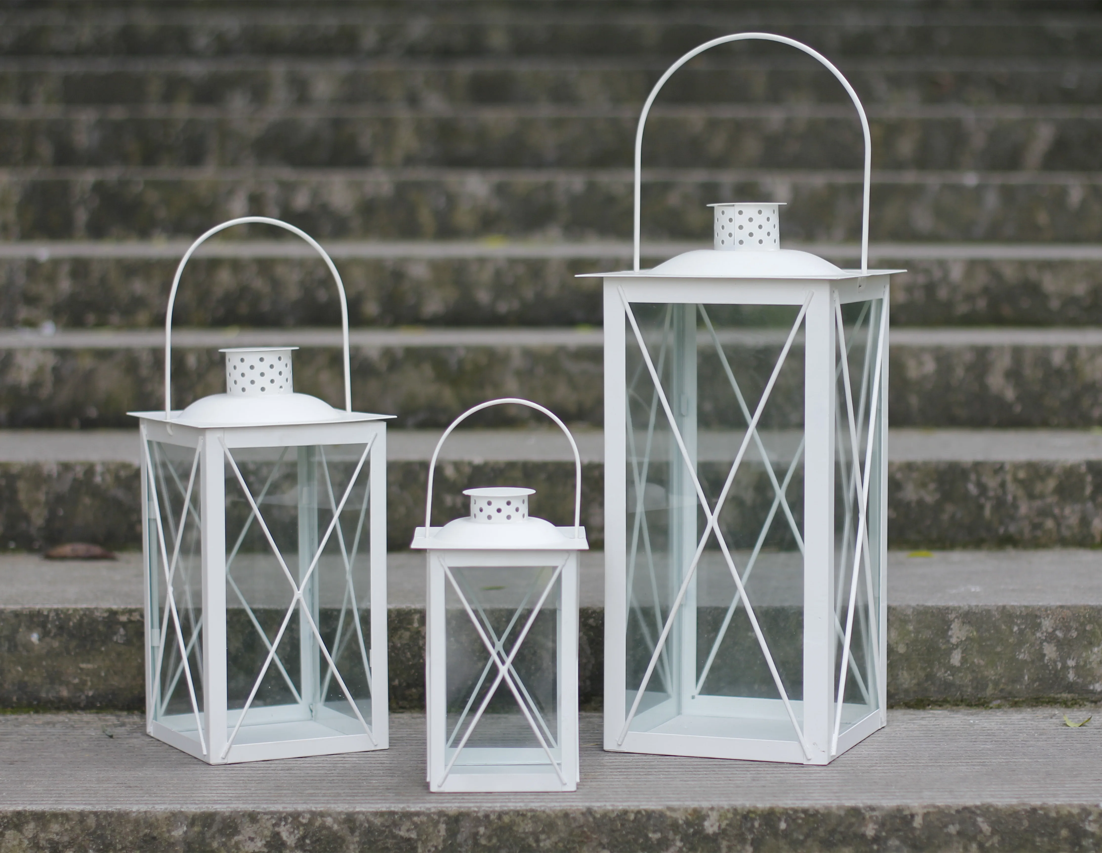 
Mirror polished metal house lanterns chinese lantern decoration festival decoration lantern 