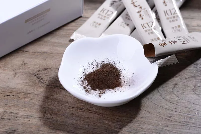 
Ecological K12 Upscale Original Polyphenol Fermented Natural Health Body Convenient To Carry Instant Tea Powder PuerTea Package 