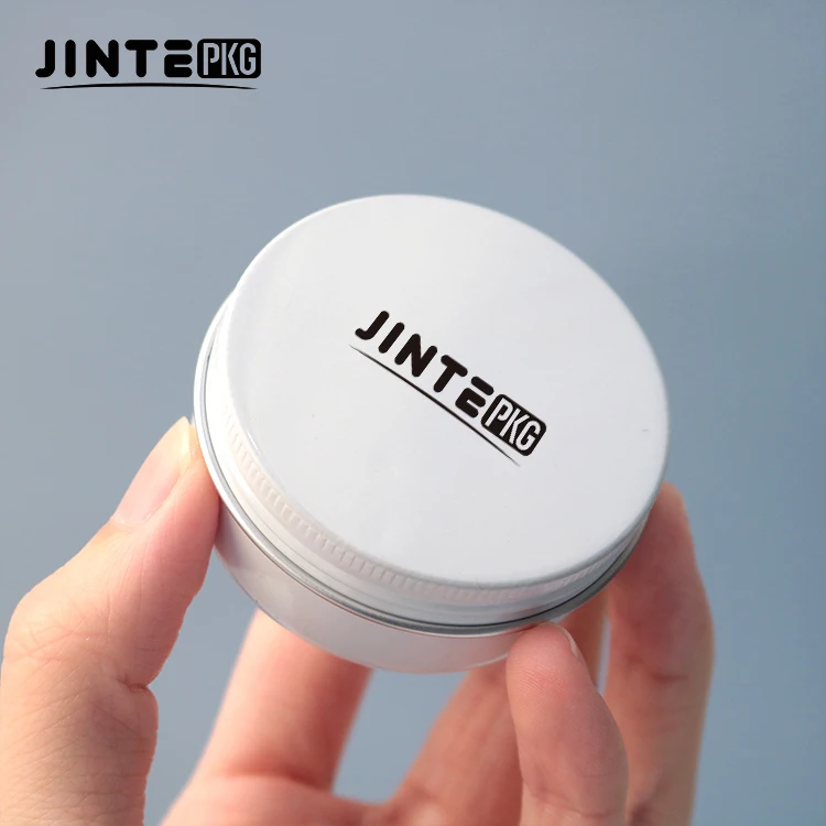 Wholesale 4oz 100ml Empty Aluminum Metal Cake Tins 8OZ 250ML Round White Aluminum Jar for Candles