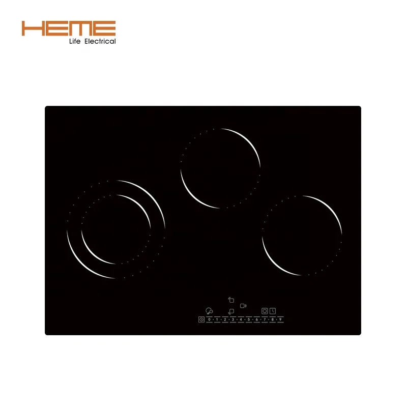 Бытовая кухонная техника 3 кулинарные зоны Встроенная керамическая варочная панель с сертификатом CE и CB