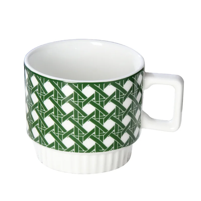 Wholesale Custom Mini Cups Retro Speckled Porcelain Gifts Mugs Travel Camping Coffee Milk Enamel Mugs Custom Logo