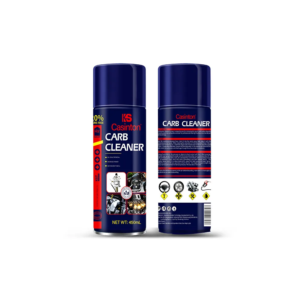 Factory Wholesale Aerosol Carb Choke Cleaner for Powerful Stain Removal 450ml Customized Carburetor Cleaner Spray