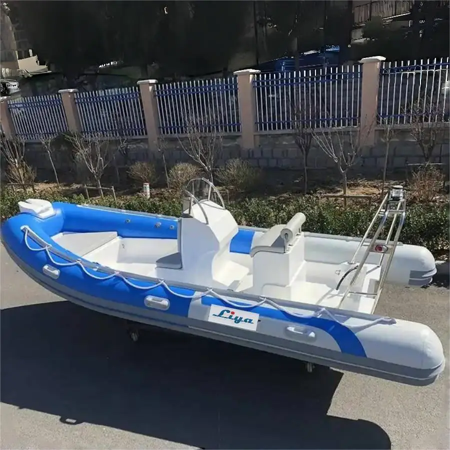 Liya высококачественный 2 7 м-5 м Полужесткий корпус из стекловолокна Orca Hypalon/ПВХ надувные рыбацкие лодки
