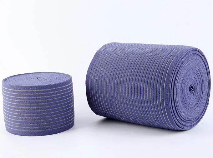Factory custom medical elastic band fish silk elastic webbing tape for abdominal waist support belt