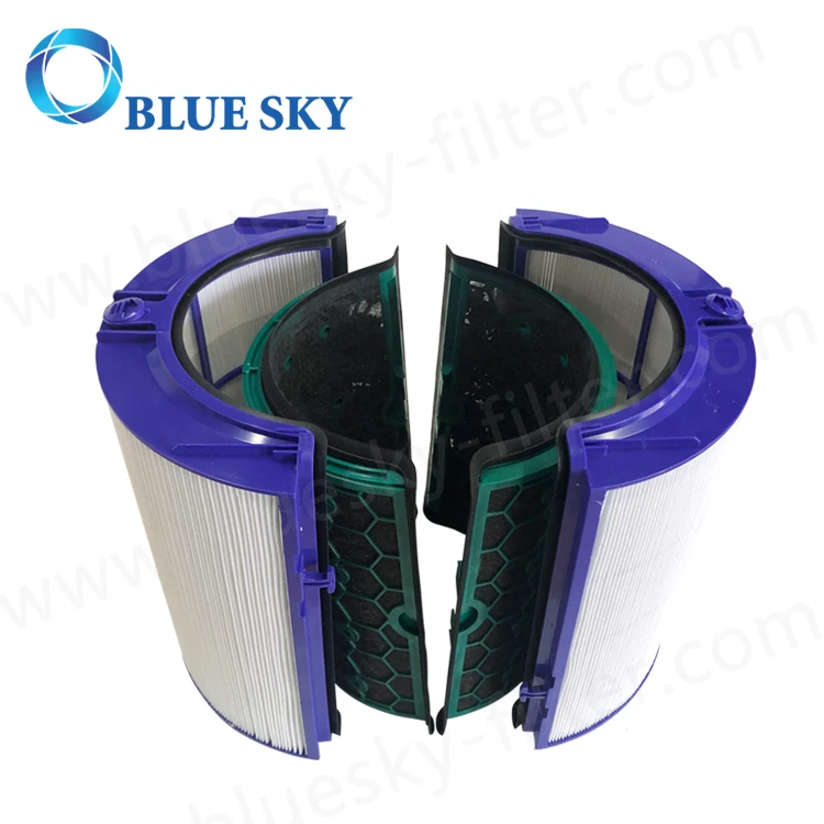 Customized Activated Carbon HEPA Cartridge Air Filter Fits for Dysons HP04 TP04 DP04 Pure Cool Air Purifier and Tower Fan