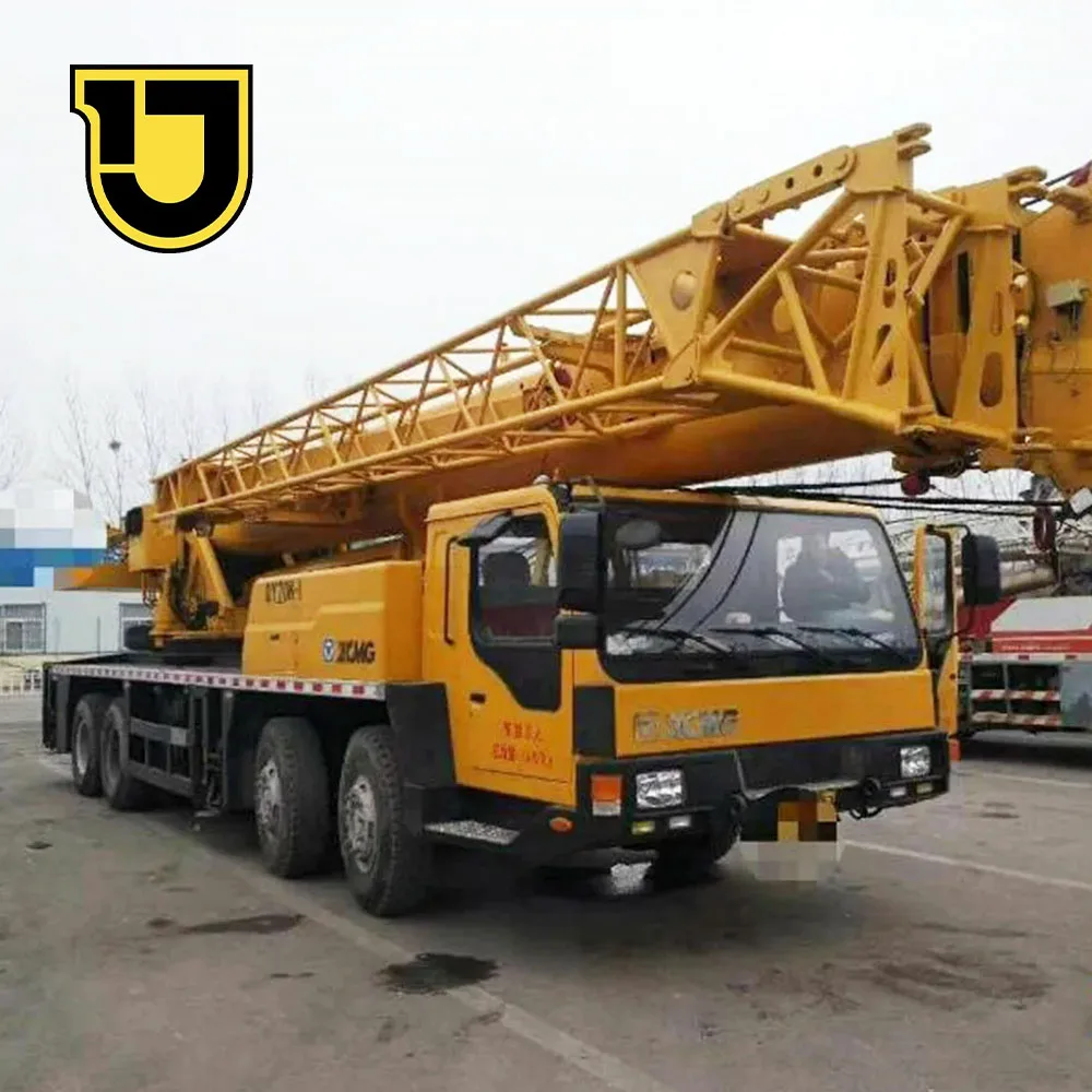 2014 QY70K manufacturer supplier 70 ton used truck crane heavy hydraulic Chinese mobile truck crane