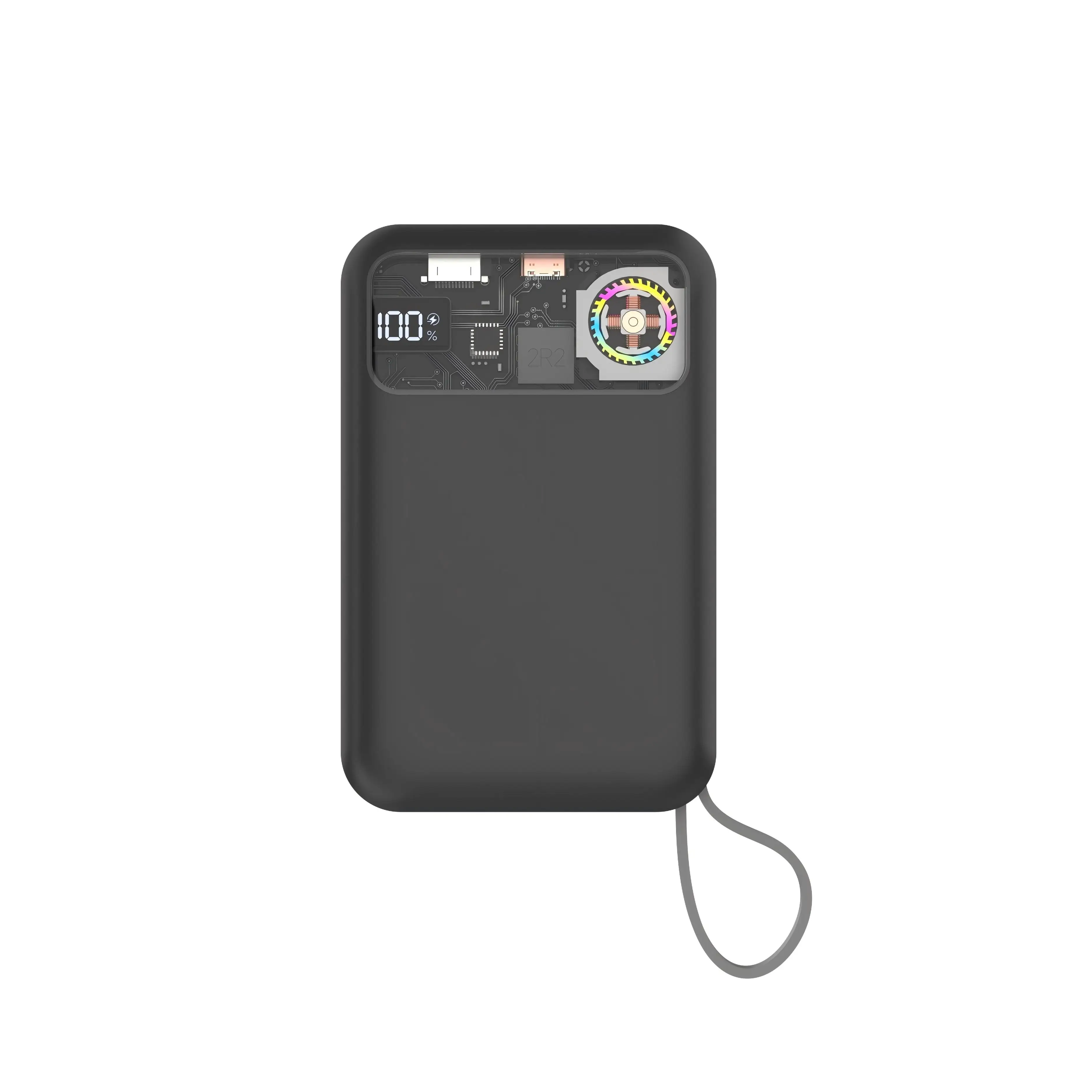 A119 Wireless Magnetic Power Bank For Iphone Xiaomi Hua Mini Mini Magnetic Wireless Power Bank 5000Mah 100