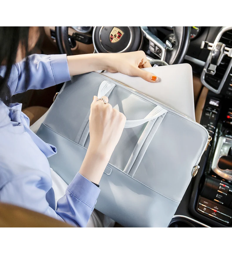 Waterproof Notebook Bag Sleeve For Macbook Case M1 Air Pro 13 15 Shoulder Handbag Briefcase Laptop Bag for women