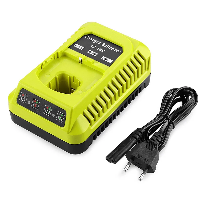 3A Battery Charger  Ni-CD Ni-Mh Li-ion 12V to 18V 3A Quick Battery Charger for Ryobi Battery P108 One Plus charger