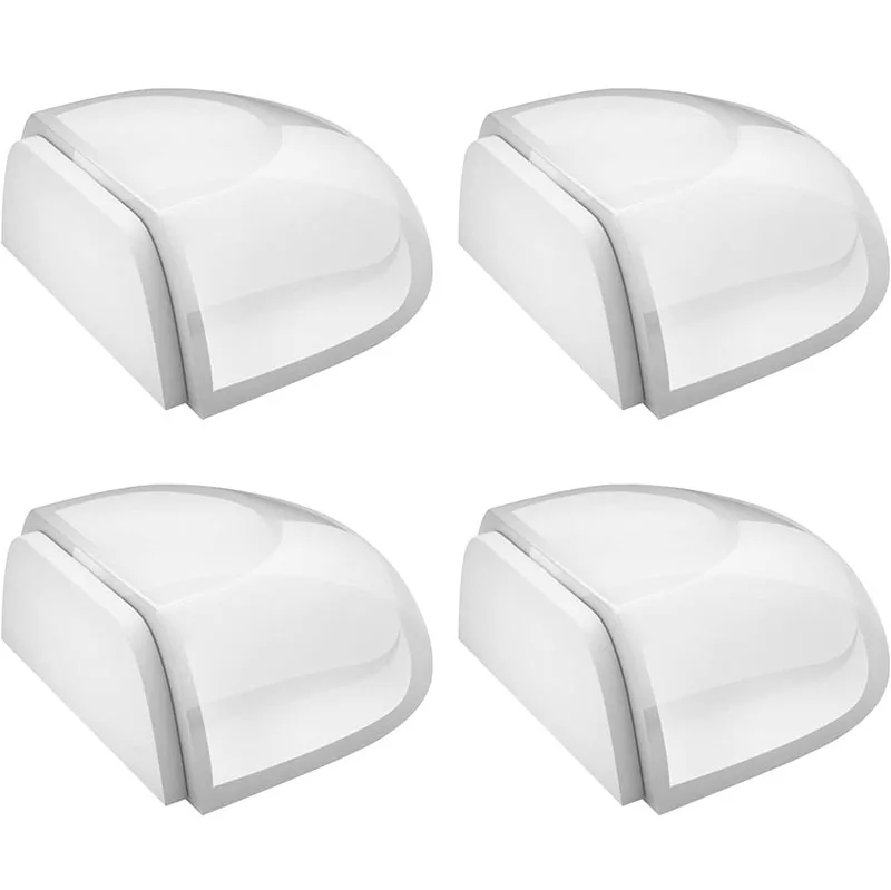 Оптовая продажа, прозрачные овальные самоклеящиеся накладки для двери, акриловые невидимые напольные дверные пробки