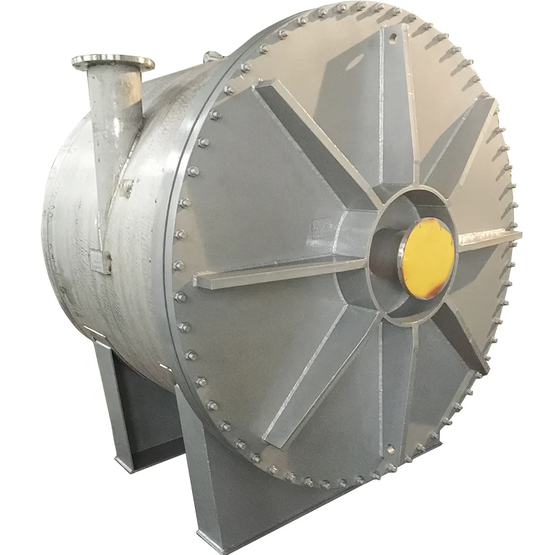 Spiral heat exchanger for pharmaceutical factory