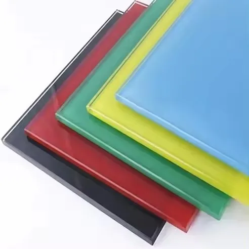 Painted Tempered Glass Splash Back Glass for kitchen splash