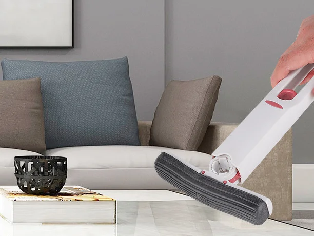 New design mini Sponge Mop Home Mirror Desktop Car Window Cleaner Easily Dry Self Wringing Cleaning Squeeze Mop