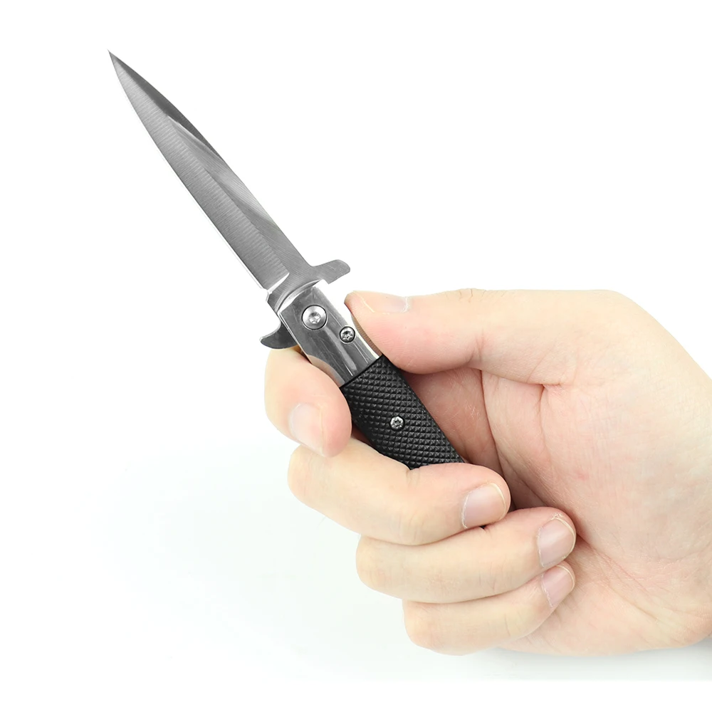 High quality Private custom 420ss Blade & Plastic Handle Cheap Pocket Knife Hunting knife edc Outdoor Folding Pocket Knife