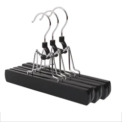 New customized high-end high-quality wooden luxury hair extension wig bag storage hanger