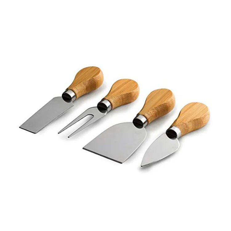 Exquisite Workmanship Not Easy To Mildew Bamboo Cheese Board Set
