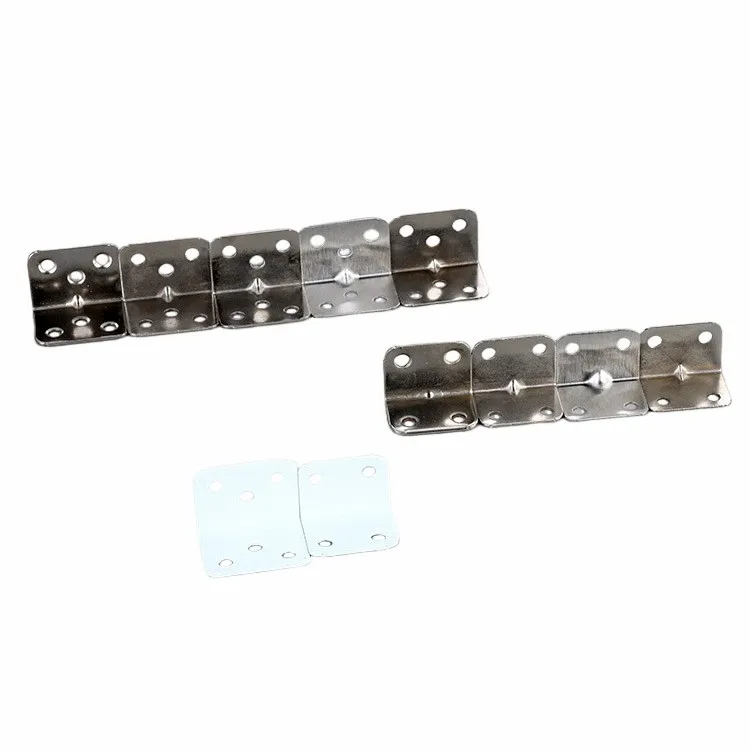 Cabinet 4 Holes 6 Holes Hardware Angle Stainless Steel Angle Code Furniture Fasteners Angle Iron L-Type Steel Corner Bracket