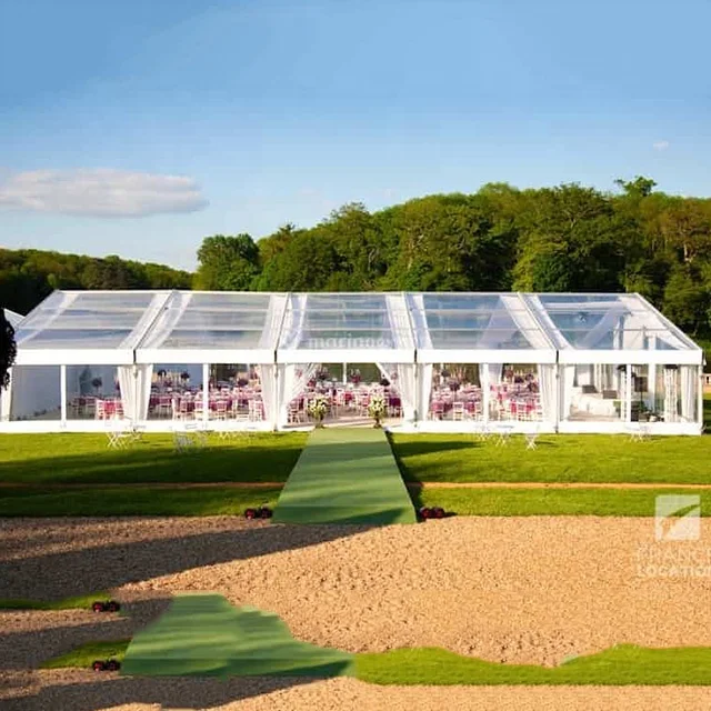 GSL-10 наружная Водонепроницаемая прозрачная Праздничная Палатка/10x30 метров Свадебная палатка с боковыми