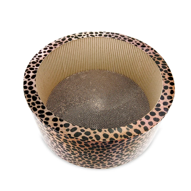 
cat house mat kitten condo playhouse round shape pet furniture cage cardboards cats scratchers 