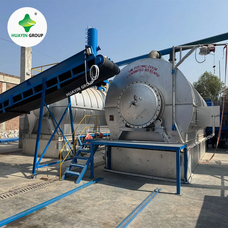 Waste tyre pyrolysis plant suppliers small diesel pyrolysis machine automatic rubber tyres pyrolysis plant