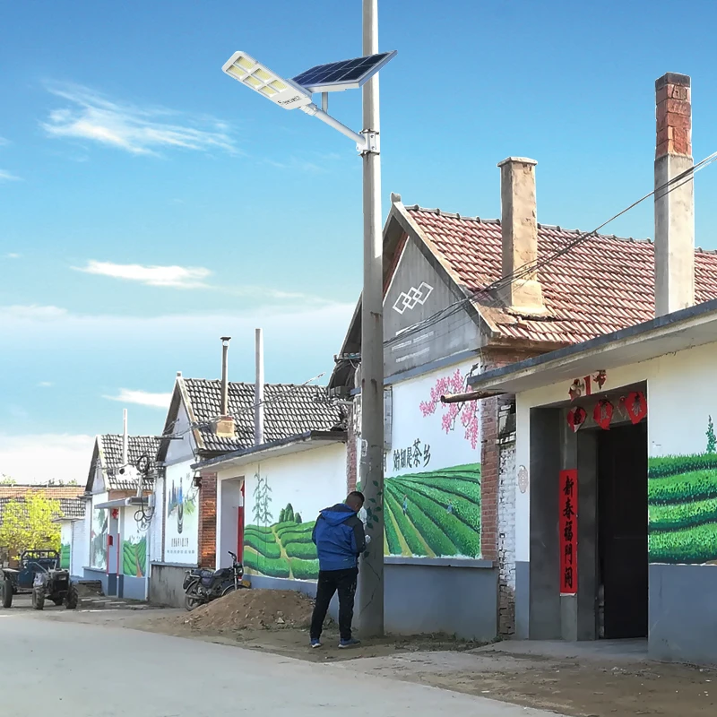 Motion Sensor Street Light 300W Solar Powered Led Chips High Lumen for Parking Lot Landscape Garden Yard Farming