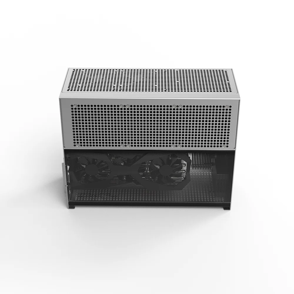  Корпус MATX ZZAW C3 алюминиевый корпус для настольного компьютера ПК с установкой «сделай сам» игр и домашнего