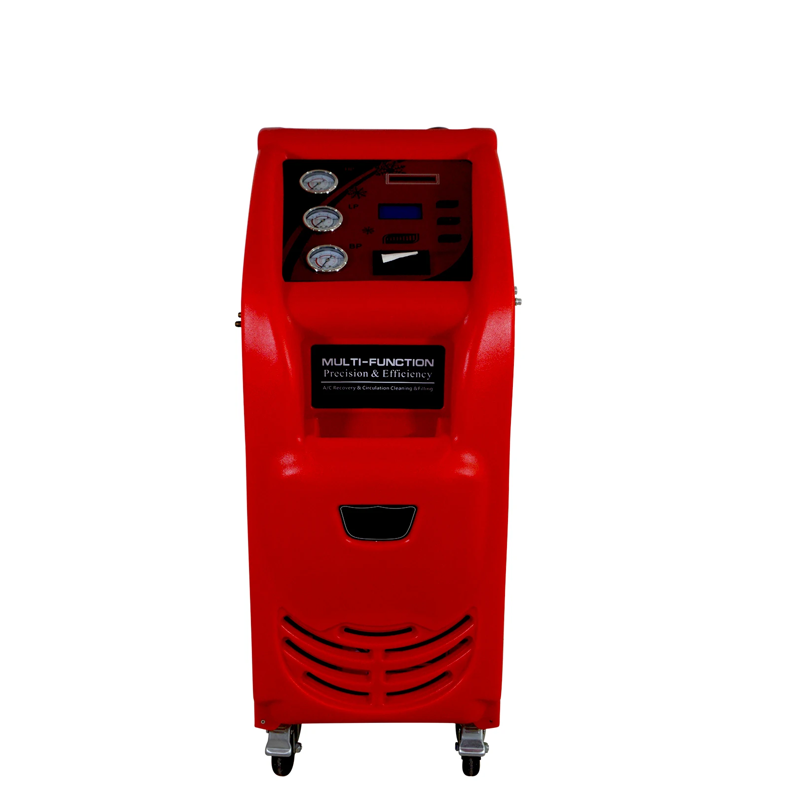 ATC-963 auto refrigerant gas r134a refill machine / fully-automatic car refrigerant recovery machine with flushing function