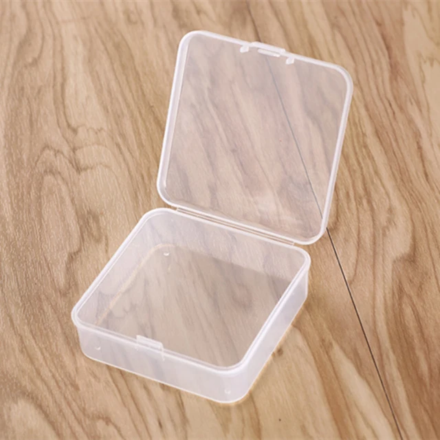 Jewelry Hardware Organize Transparent Plastic Beads Storage Containers Boxes with Lid for Storage of Small Items