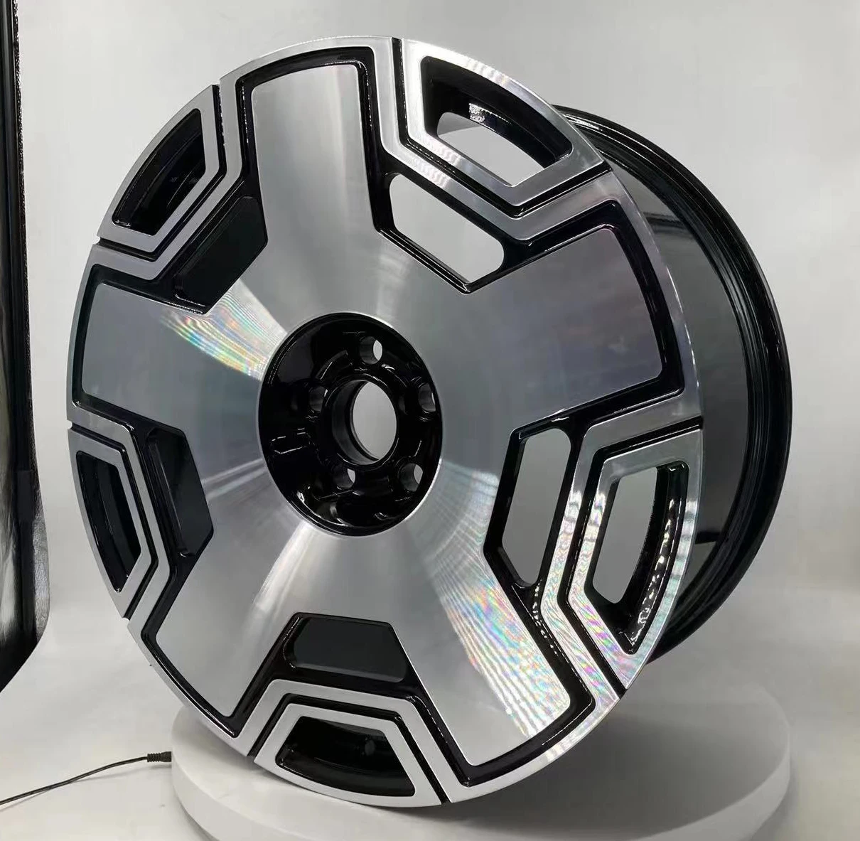 2023 Custom Black Silver Mirror Surface Plating Forged Alloy Wheels Rims 20 Inch Rim For Maybach Mercedes benz G63