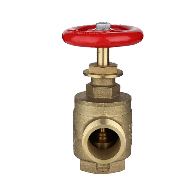 1 1/2' FM UL ULC approvals inlet female outlet female brass chrome polish angle hose fire hydrant valve firefighting equipment