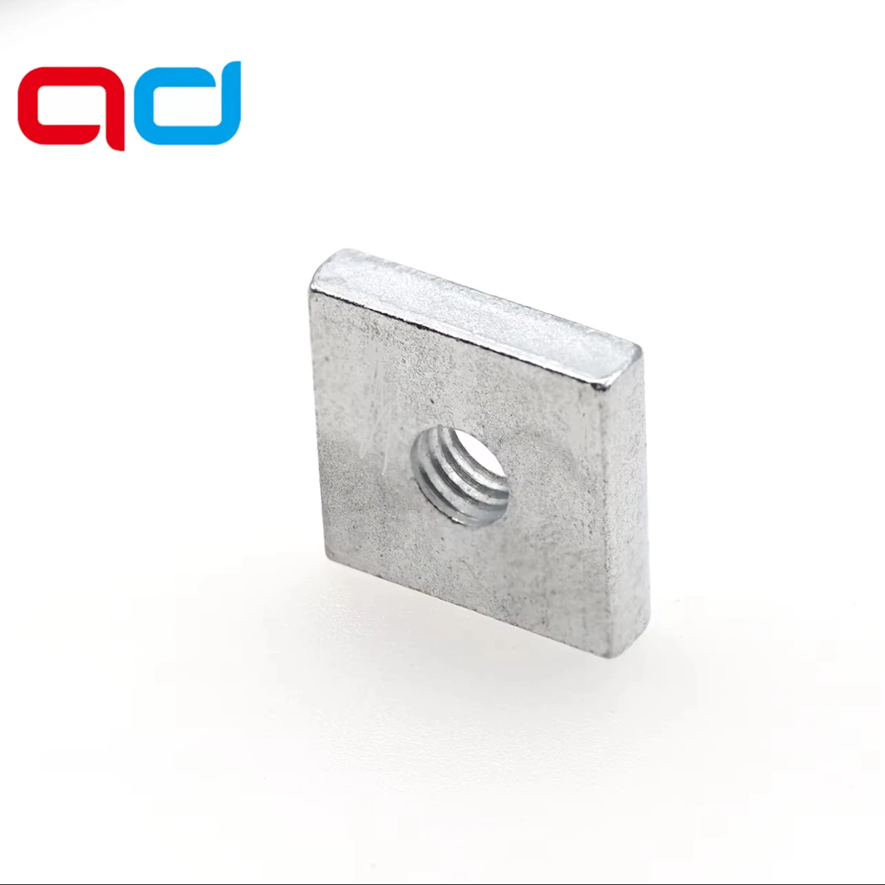 Galvanized Carbon Steel Square Nut  Steel Rivet Nut quadrangle  Nut M3 M4 M5 M6 M8M10 Aluminum Profile Special Accessory